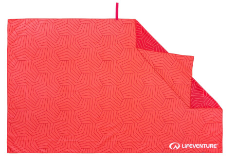 Szybkoschnący ręcznik Recycled SoftFibre 90x150 Coral Lifeventure