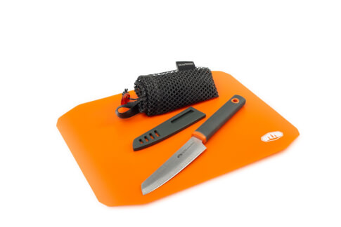 Zestaw nóż kuchenny i zwijana deska do krojenia Santoku Cut + Prep SET GSI Outdoors