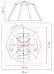 Namiot rodzinny Cortes Octagon 8 Blue Coleman