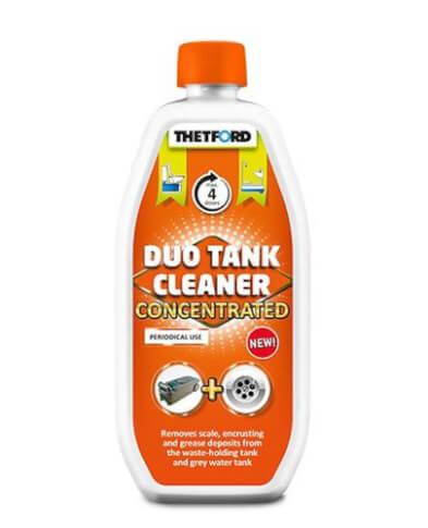 Niebieski płyn do zbiornika na fekalia i szarej wody 0.8 L Duo Tank Cleaner Thetford