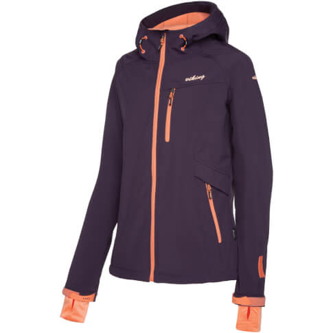 Damska kurtka softshell Maroni Lady figowo-łososiowa Viking