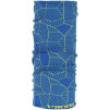 Niebieska bandana 9763 żółta grafika Viking