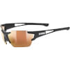 Nowoczesne okulary sportowe Sportstyle 803 CV V Race small black mat Colorvision Variomatic Uvex