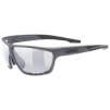 Nowoczesne okulary sportowe Sportstyle 706 V z technologią Variomatic Dark grey Uvex