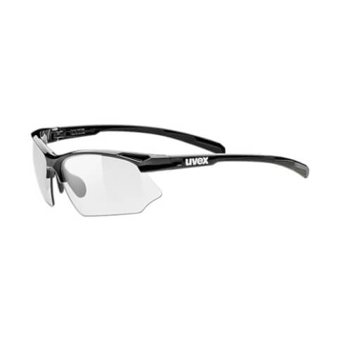 Stylowe okulary sportowe Sportstyle 802 V z technologią Variomatic Black Uvex