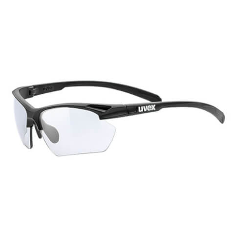 Stylowe okulary sportowe Sportstyle 802 V Small z technologią Variomatic Black Mat Uvex