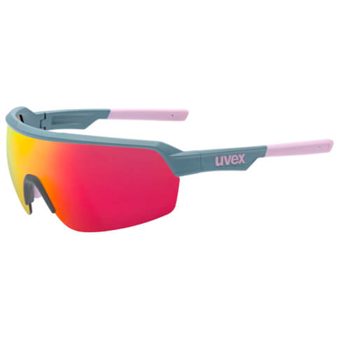 Sportowe bezramkowe okulary Sportstyle 227 Mirror Pink Uvex