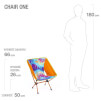 Krzesło turystyczne składane Chair One Tie Dye Helinox