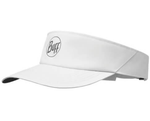 Daszek do biegania Buff Visor R-Solid White