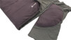Śpiwór turystyczny Contour (190 cm) Dark Purple Outwell zamek lewy