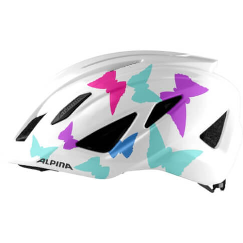 Kask rowerowy Pico Pearlwhite Butterflies Gloss Alpina