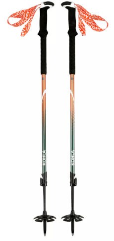 Kije trekkingowe Evolution Feather Pro aqua/orange Kohla