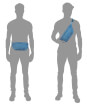 Saszetka biodrowa Bum Bag 2L aruba blue CabinZero