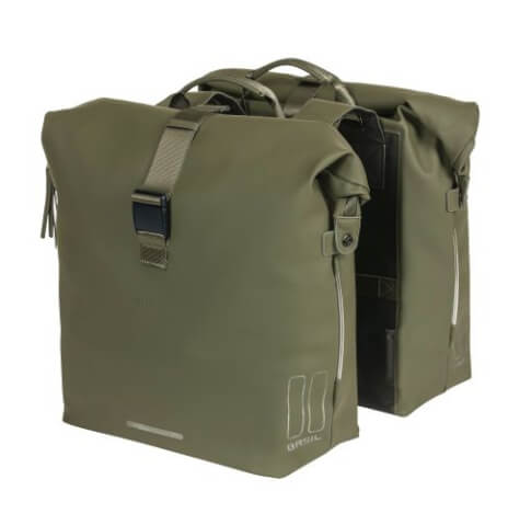 Torba rowerowa Soho Nordlicht Double Bag Moss Green 41l Basil