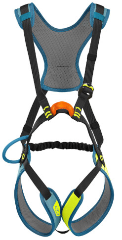 Uprząż wspinaczkowa dla dzieci Flik green lime black Climbing Technology