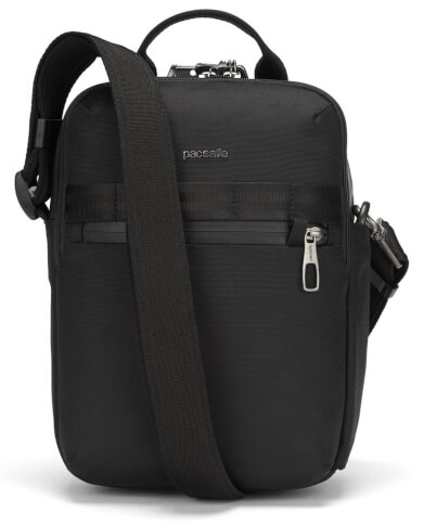 Torba na ramię antykradzieżowa Metrosafe X vertical crossbody Black PacSafe