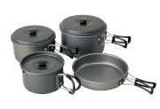 Kempingowy zestaw garnków 4 aluminiowych garnków Trekking Kit Campingaz