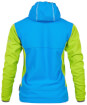 Techniczna kurtka hybrydowa Deve Lady blue aster/blue sky/lime green Milo