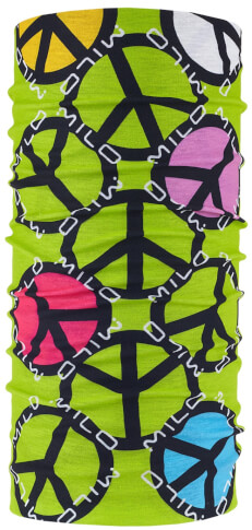 Chusta wielofunkcyjna Milo Scarf lime green/black