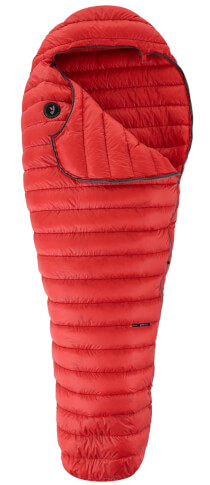 Puchowy śpiwór 2 sezonowy Litio +7 UL Long Zajo red