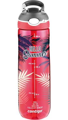 Butelka na wodę Ashland Hello Summer Red/Grey 720ml Contigo