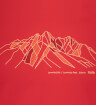 Męska koszulka Bormio T-shirt SS racing red mountains Zajo