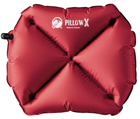 Dmuchana poduszka turystyczna Pillow X czerwona Klymit