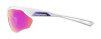 Okulary sportowe Nylos HR White Purple Alpina szkło Purple Mirror Cat.3