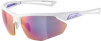 Okulary sportowe Nylos HR White Purple Alpina szkło Purple Mirror Cat.3