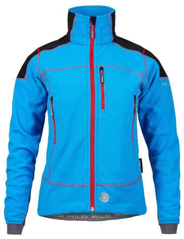 Techniczna kurtka polarowa Sella Lady Milo blue aster / black