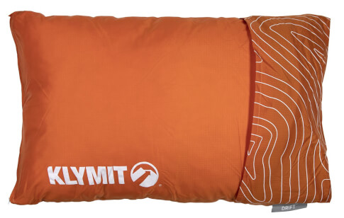 Poduszka turystyczna Drift Car Camp Larger pomarańczowa Klymit