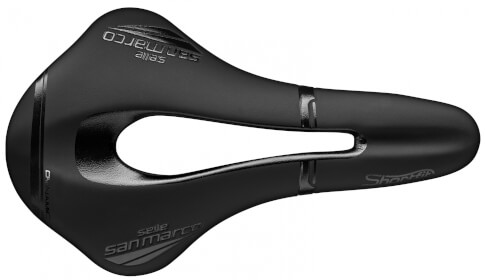 Siodełko rowerowe ShortFit Dynamic Wide Open San Marco czarne