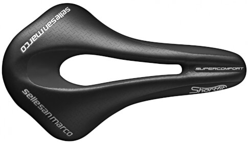 Siodełko rowerowe ShortFit Supercomfort Dynamic Wide Open San Marco czarne