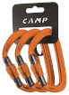 Zestaw karabinków wspinaczkowych Orbit Lock 3 pack pomarańczowy CAMP