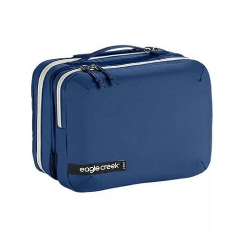 Rozkładana kosmetyczka podróżna Reveal Triford Toiletry Kit blue Eagle Creek