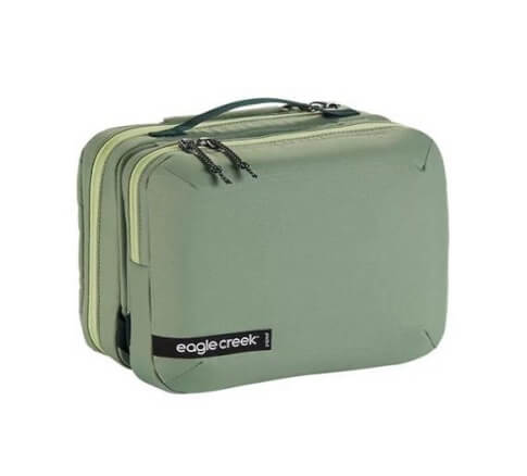 Rozkładana kosmetyczka podróżna Reveal Triford Toiletry Kit green Eagle Creek