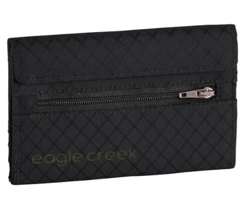 Podróżny portfel RFID Int Tri-Fold Jet black Eagle Creek