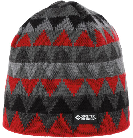 Outdoorowa czapka na zimę Trigg GORE-TEX Infinium z Windstopper czerwony/szary Viking