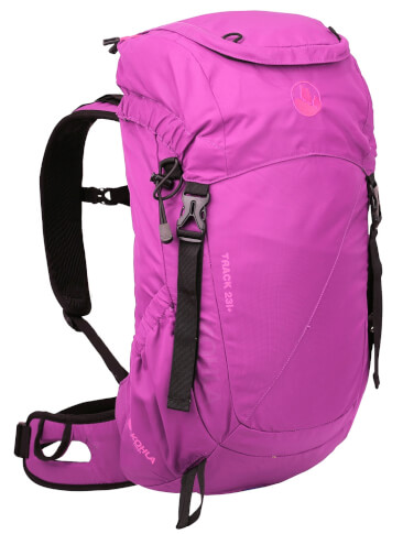 Plecak turystyczny Track Plus 23L magenta purple/flame scarlet Kohla