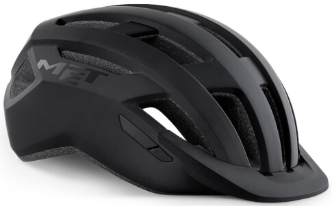 Kask rowerowy miejski Allroad czarny matowy Met