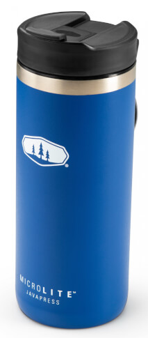 Kawiarka podróżna Glacier Stainless Commuter JAVAPRESS 423 ml niebieska GSI outdoors