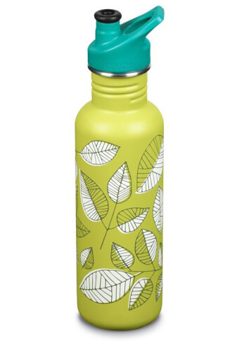 Turystyczna butelka na wodę Classic 800ml leaves Klean Kanteen