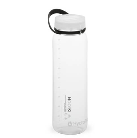 Turystyczna butelka na wodę Recon 1L clear/black&white HydraPak