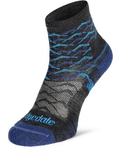 Skarpety trekkingowe Hike Lightweight Merino Performance 3/4 Crew dark grey/blue Bridgedale