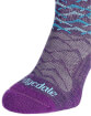 Damskie skarpety trekkingowe Hike Lightweight Merino Performance 3/4 Crew purple/aqua Bridgedale
