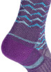 Damskie skarpety trekkingowe Hike Lightweight Merino Performance 3/4 Crew purple/aqua Bridgedale