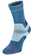 Damskie skarpety trekkingowe Hike Midweight Merino Performance blue sky Bridgedale