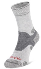 Damskie skarpety trekkingowe Hike Midweight Merino Performance silver grey Bridgedale