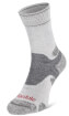 Damskie skarpety trekkingowe Hike Midweight Merino Performance silver grey Bridgedale