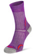 Damskie skarpety trekkingowe Hike Ultra Lt T2 Merino P Crew purple Bridgedale